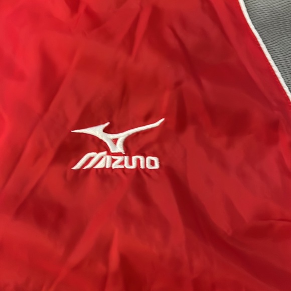 Mizuna Red Gray 1/2 Zip Windbreaker - Picture 2 of 5